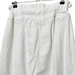 Free People  Paper Bag Relaxed Fit Wide Leg Cotton Pants White Women’s 2 Photo 7