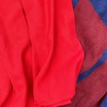 Gorgeous red April Rain pleated V Photo 2