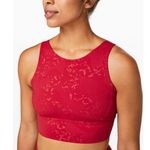 Lululemon x Barry’s Stronger As One Red Sports Bra crop top | Size 12 Photo 0