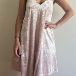 AQUA baby pink nwt dress velvet Photo 1