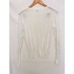 margaret o'leary  Pullover Sweater in White Coastal Minimalist Small Fall Casual‎ Photo 1