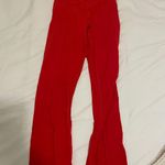 Aerie Red  Crossover Flair Leggings Photo 0