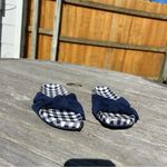 Draper James Stella navy Sandals size 8 checkered spring cottagecore summer Photo 3