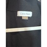 Calvin Klein Womens black cropped long sleeve open cardigan sz L Photo 2