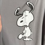 Munki Munki Peanuts Snoopy Graphic Tee Gray Short Sleeve Size XL Photo 4