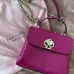 Kate Spade Romy Croc-Embossed Mini Top-handle Berryblitz Photo 0