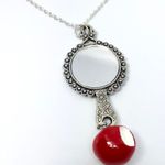 Disney Snow White  Mirror Apple Necklace New Photo 4