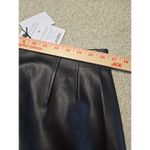 M.M. Lafleur Whitney Vegan Leather Black Mini Skirt Size 12 Photo 7
