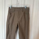H&M  Tan Faux Leather Pants Size 2‎ Photo 2