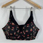 Torrid Curves 44D Push Up Plunge Bra Black Cherry Print 360 Back Smoothing Size undefined Photo 1