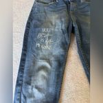 Forever 21 Jealous 21 skinny jean w/“make it happen and the best is yet to come” patches Photo 1