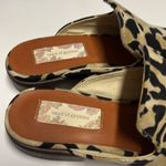 Band of Gypsies  Skipoer Leopard Print Loafer Mule in Tan and Black Photo 7
