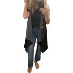 The Territory Ahead Vintage  Western Aztec Open Cardigan Size Small Oversized Photo 2