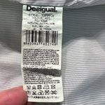 Desigual  Blazer Jacket Womens 6 Green Artsy Graphic Stencil Patch 100%‎ Cotton Photo 15