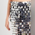 Paco Rabanne Sequined Midi Skirt Silver size FR 36 /US 4 original price €2300 Photo 2