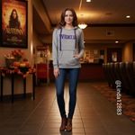 Wicked Gray And Purple Long Sleeve Hooded Top Size XS Photo 5
