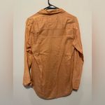 Free People  Sheer Luck Button Down Lightweight Shirt in Wood Chimes Size XS Photo 4