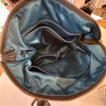 Coach  Madison Signature Sequins Poppy Sophia Satchel Bag Black Canvas & Leather Photo 8