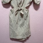 ZARA Blogger Favorite Cut Out Linen Blend Dress. Size S Photo 4
