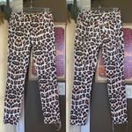 MOTHER Denim Mother High Waist Looker Ankle Fray Leopard Jeans Photo 4