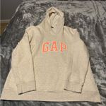 Gap  Cream Hoodie with Subtle Logo Photo 0