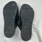 Bueno Leather Platform Slide Sandals - Black Ruched Strap - Women's 38 Photo 11