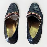 Gucci Vintage  Horsebit Loafers Driving Shoes Gold Hardware Classic 8 B Photo 2