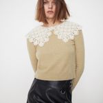 ZARA Green Marl Combination Knit Sweater Top Photo 0