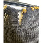 Vintage Black Bedazzled Sweater Sequins Beads Jewels EUC Sz M Knit Pullover Size M Photo 6