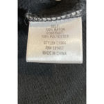 Blue Rain  Size XS Black Embroidered Mesh Top Shirt Sleeveless Boho Floral Summer Photo 8