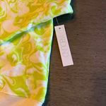 Abound  Women's Green‎ & White Cotton Long Sleeve Sweatshirt Pullover Size XS Photo 2