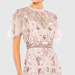 Mac Duggal  9136 EMBELLISHED HIGH NECK BUTTERFLY SLEEVE GOWN Dress Photo 2