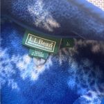 L.L. Bean Snowflake Fleece Jacket Blue Size L Photo 4