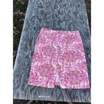Jaclyn Smith  Classy Cute Skirt Size 10 Floral‎ Pink Beige Summer Spring Cottage Photo 3