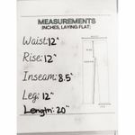 Josephine Chaus Sport Linen Casual Short - Size S - High Waist Pocket Simple NWT Photo 4