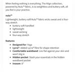 Lululemon Align High Rise 8” inseam shorts in Pastel Blue- Like New Photo 3