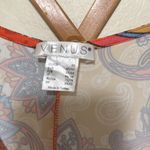 Venus  SUMMERTIME ORANGE MULTI MAXI DRESS Size 3X woman plus size slit in front Photo 4