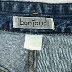 Bonjour Vintage Leather Trim High Waisted Mom Jeans W 11.5" x In 27" Photo 4