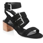 Rebecca Minkoff beige suede strappy sandal size 5M Photo 0