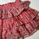 Roller Rabbit  Pink Floral Siggy Mini Skirt Photo 1