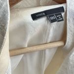 Vince Cream TEXTURED ZIPPER FRISE asymmetrical JACKET $425 sz XXS Photo 11