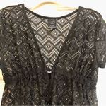 Catalina  Women’s Black Lace Swimsuit Coverup Dress Size Small (4-6) Photo 1