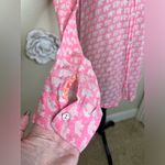 Anthropologie NTM:  Hei Hei Pink Elephant Print Gauze Button Down Blouse Size S Photo 6