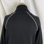 Xxi Black Sporty Track Jacket White Piping Full Zip Forever 21 Size S Photo 10