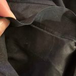 Lafayette 148 Size L Mixed Media Zip Front Top Leather Linen Stretch Knit FLAW Black Size L Photo 4