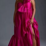 NWT | Anthropologie ATSU Hot Pink Bow Maxi Dress | 1X Photo 0