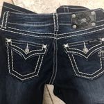 Miss Me Women's Loose Saddle Stitch Border Boot Cut Jean size 27 W 34 L Photo 9