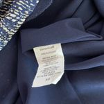 Veronica M Navy Blue & Cream Snakeskin Print Smock Mini Dress Photo 8