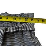 EXPRESS Black/White Striped Paperbag Shorts Women's Size XS NWT | 70-22-2 Photo 5