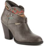 XOXO ‎ Women’s Koris Western Bootie Gray Ankle Southwestern Boots size 6.5 Photo 0